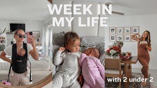 WEEK IN MY LIFE as a SAHM with 2 under 2 | buying a home?!, 25th bday, tantrums, home life & more