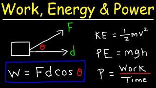 Work, Energy, and Power - Basic Introduction