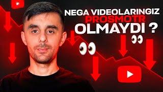  NEGA VIDEOLARINGIZ PROSMOTR OLMAYDI ?   // HOLITECH BU JUDA OSON // AMERICAN YOUTUBE 