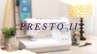 Baby Lock Presto II: The Perfect Machine for Beginners and Pros Alike