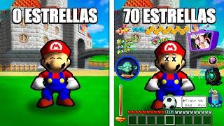 MARIO 64 pero cada 5 ESTRELLAS el HUD EMPEORA