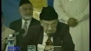 Concluding Address by Hazrat Sahibzada Mirza Muzaffar Ahmad Jalsa Salana, America 2001