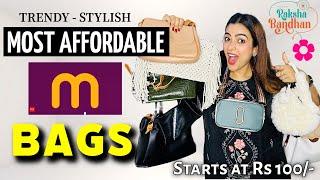 MEESHO LATEST BAGS HAUL STARTS AT RS 100, RAKHI SPECIAL #meesho #meeshofinds #meeshohaul