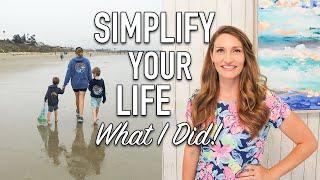 15 EASY Ways to SIMPLIFY your LIFE  [Simplifying Lifestyle Ideas]