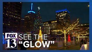 'Glow at Gallivan' lights up holiday cheer in downtown SLC