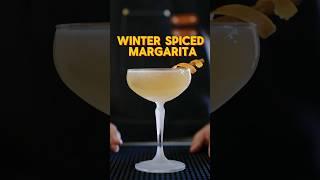 Winter Spiced Margarita PERFECT for the HOLIDAY Season! #tequila #cocktails #drink #margarita