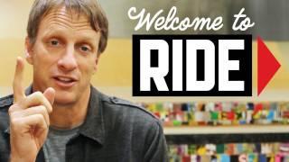 Tony Hawk Welcomes you to Ride Channel
