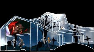 Updated Thriller Halloween Projection Mapping Video Sample