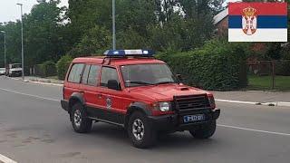 Fire Command Vehicle With Lights On | FRB Belgrade