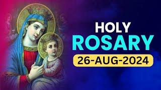 Holy Rosary  MondayAugust 26, 2024 Joyful Mysteries of the Holy Rosary  English Rosary