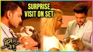 Karan Kundra's Girlfriend Anusha Dandekar Pays SURPRISE VISIT On The Set | Dil Hi Toh Hai