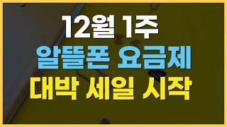 12월 1주차 알뜰폰 요금제 추천 / 0원 공짜 나올 분위기