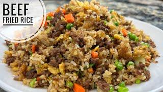 Beef Fried Rice | Ground Beef Recipe | Easy Fried Rice Recipe  Better Than Take Out