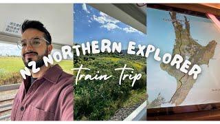 Northern Explorer train from Wellington to Auckland (play in 1080p)