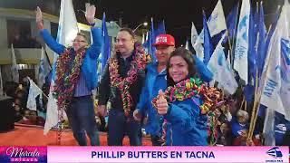 Marcela Urteaga- Phillip Butters en Tacna.