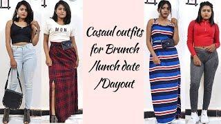 Casual outfit ideas for BRUNCH | LUNCH DATE | DAY OUT