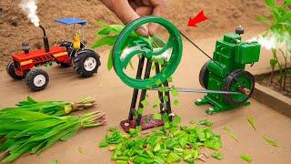 diy mini chaff cutter machine science project @sanocreator