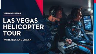 Alex and Logan take a Vegas HELI TOUR!  | Williams Racing