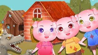 Three Little Pigs, Bedtime story Fable for Children