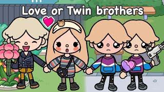 Love or Twin brothers ‍️ | Toca life story | Toca Boca