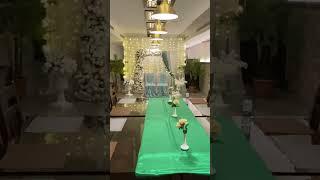 Simple and beautiful engagement setup in al jadeed restaurant 🫶 #ogvlogs #omergulzar #shorts