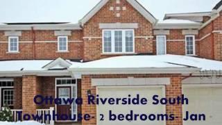 Ottawa Riverside South Townhouse- 2 bedrooms- Jan Ayres Royal LePage Team Realty