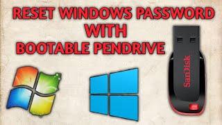 How to reset windows 11 password with bootable pendrive 2021 June