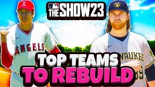 TOP Teams To REBUILD in MLB the Show 23 FRANCHISE Mode!