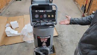 Harbor freight Air compressor's any good!?  Fortress 27Gal 200PSI OilFree #harborfreight #tools 