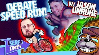 Is this the FASTEST someone has run away from a debate?! (Jason Unruhe can't back his own words)