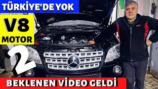 MERCEDES ML450 V8 CDİ Sonunda Çalıştı ! (Soba Borusu Gibi Kurum Var)