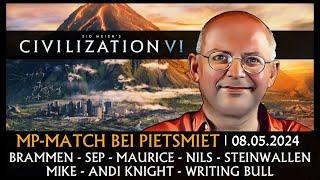 CIVILIZATION VI: Writing Bull bei PietSmiet | 08.05.2024 [Deutsch]