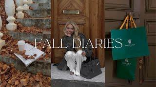 Fall Diaries  Unboxing My FIRST GOYARD BAG! Decorating The House For Fall, Baking & City Errands 