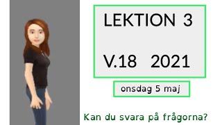 How to learn swedish  Lektion 3 v.18 2021 Frågor om bostad