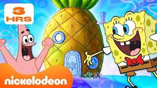 سبونج بوب | أكثر من 3 ساعات داخل منازل بيكيني بوتوم  | Nickelodeon Arabia