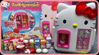 Hello Kitty Refrigerator Toys Set Satisfying with Unboxing Compilation Toys ASMR