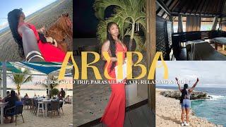 VLOG : FIRST SOLO TRIP TO ARUBA | horseback riding, spa, atv, beach days, mental break + more