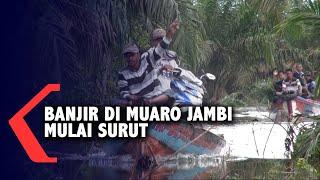 Banjir di Muaro Jambi Mulai Surut