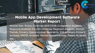 Mobile App Development Software Market Report 2024| Forecast, Industry Trend,share Price,Market Size