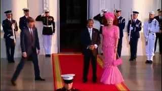 Arrivée de S.E. Paul Biya et de la Première Dame à la Maison Blance