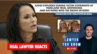 LIVE! Lawyer Reacts: Judge Explodes During Victim Statements at Cruz Sentencing / The Delphi Mystery