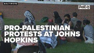 Pro-Palestinian protests at Johns Hopkins spark Zionist outrage, claims of extremism