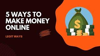 5 Ways To Make Money Online | Tricky4you