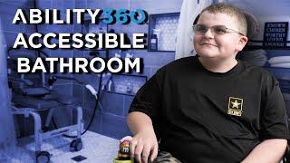 Creating an adaptive bathroom for wheelchair users | Ability360 Home Mod Program