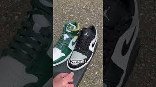 Jordan 1 Low vs Jordan 1 Mid