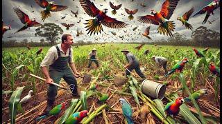 Australian Farmers Deal With Over 17 Million Wild Parrots This Way - Australian Farm