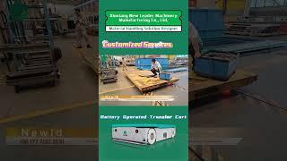 Platform Structure Telecontrol Operate Rail Transfer Cart #tech #machine #transporter #manufacturing