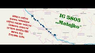 Opole Główne-Zielona Góra Główna I IC 3805 ,,Matejko" I EP09-007 I 1.04.2023