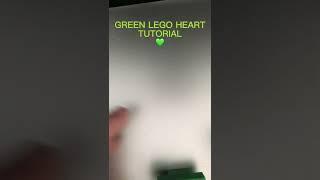 Green Lego Heart Tutorial  (LEGO)