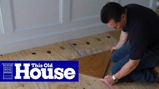 How to Install a Herringbone Floor | This Old House